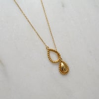 عقد ايطالي ذهب 18 - صورة 1