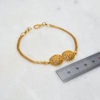 سوار المنثورة ذهب 21 - صورة 2