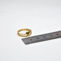 خاتم ايطالي ذهب 18 - صورة 2