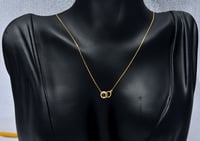 عقد الماس فاشن ذهب 18  - صورة 5