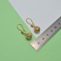 حلق ايطالي ذهب 18 - صورة 3