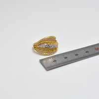 خاتم ايطالي ذهب 18 - صورة 2