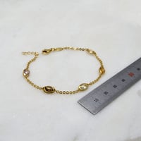 سوار الاحجار ذهب 18 - صورة 2