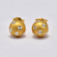 حلق كور ذهب 21 - صورة 1
