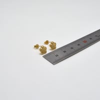 حلق ايطالي ذهب 18 - صورة 2
