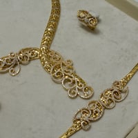 طقم كالزا ذهب 18 - صورة 3