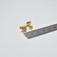 حلق ذهب 18 - صورة 2