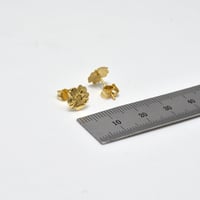 حلق ايطالي ذهب 18 - صورة 2