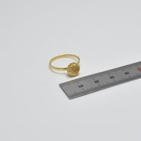 خاتم ايطالي ذهب 18 - صورة 2