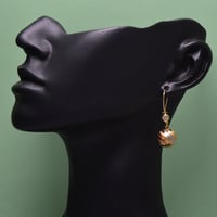 حلق ايطالي ذهب 18 - صورة 2