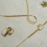 طقم ايطالي ذهب 18 - صورة 4