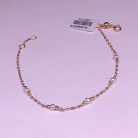 سوارة جمانة ذهب 18  - صورة 3