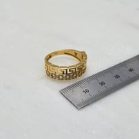 خاتم ايطالي ذهب 18 - صورة 2