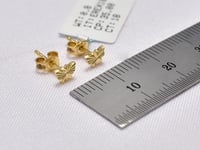 حلق ذهب 18 - صورة 2
