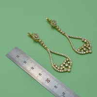 حلق ذهب 18 - صورة 2