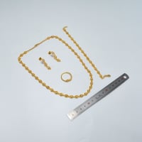 طقم اكابيلا ذهب 21 - صورة 4