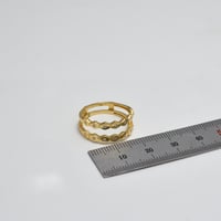 خاتم ايطالي ذهب 18 - صورة 2