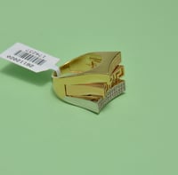 خاتم ايطالي ذهب 18 - صورة 2