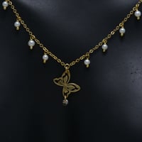 عقد فرفشه ذهب 18 - صورة 2