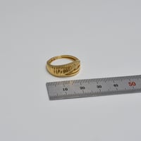 خاتم ايطالي ذهب 18 - صورة 2