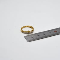 خاتم ايطالي ذهب 18 - صورة 2