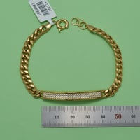 سوار جنزير ذهب 18 - صورة 3