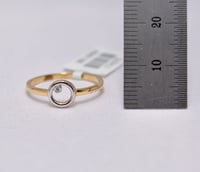 خاتم ايطالي ذهب 18 - صورة 2