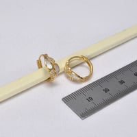 حلق ميلانو ذهب 18 اطفال - بناتي - صورة 2