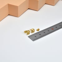 حلق ايطالي ذهب 18 - صورة 2
