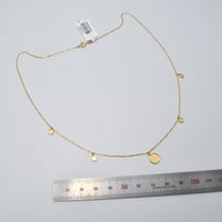 عقد ايطالي ذهب 18 - صورة 2