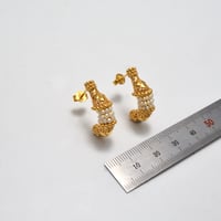 حلق مقمش ذهب 21 - صورة 3