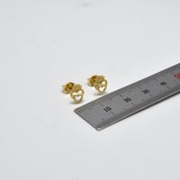 حلق ايطالي ذهب 18 - صورة 2