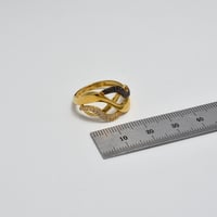خاتم ايطالي ذهب 18 - صورة 2