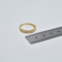خاتم نابولي ذهب 18 - صورة 2