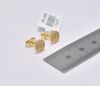 حلق ذهب 18 - صورة 2
