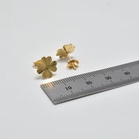 حلق ايطالي ذهب 18 - صورة 2