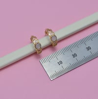 حلق صدف ذهب 18 - صورة 2