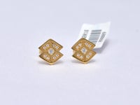 حلق ذهب 18 - صورة 1