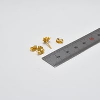 حلق ايطالي ذهب 21 - صورة 2