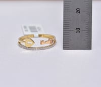 خاتم ايطالي ذهب 18 - صورة 2