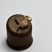 خاتم ايطالي ذهب 18 - صورة 1