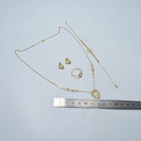 طقم ايطالي ذهب 18 - صورة 4