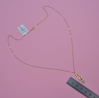 عقد جنزير باقيت ذهب 18 - صورة 2
