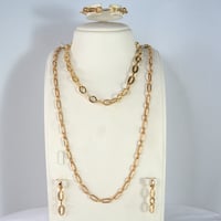 طقم جنزير ذهب 21 - صورة 1