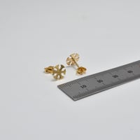 حلق ايطالي ذهب 18 - صورة 2