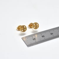 حلق ذهب 18 - صورة 2