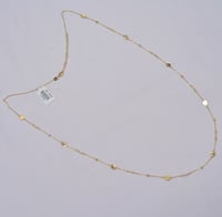 عقد ايطالي ذهب 18 - صورة 3