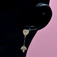 حلق ذهب 18 - صورة 1