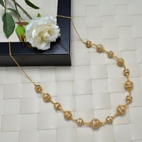 عقد غزل جواهر ذهب 21 - صورة 3