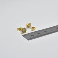 حلق ايطالي ذهب 18 - صورة 2